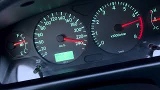 0 to 240km/h Toyota Avensis T22 with 1.6VVTi 3ZZ-FE