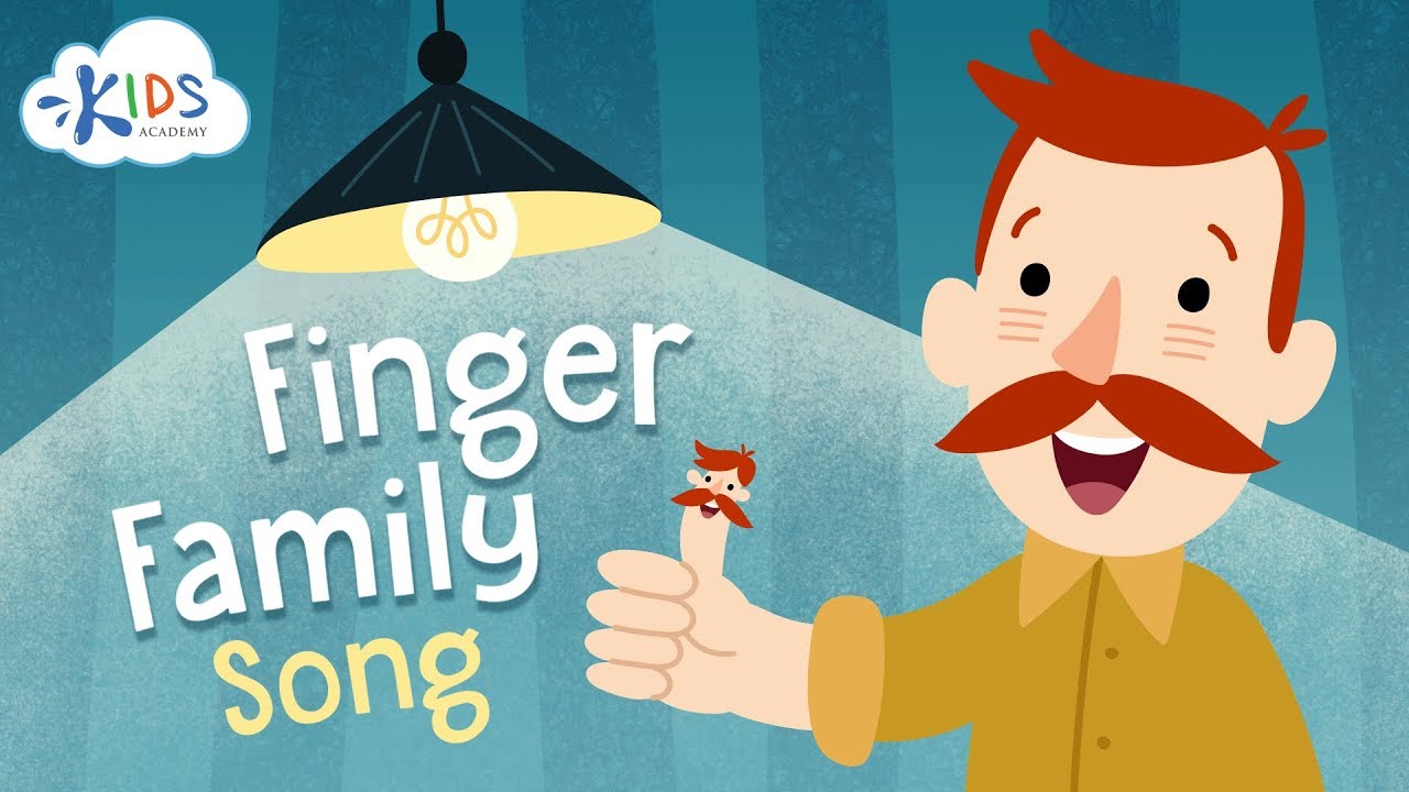 Finger Family Song   Children Song with Lyrics   Nursery Rhymes  Kids Academy