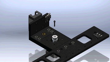 2.8 Attach Y-axis motor to Y-axis motor mounting plate