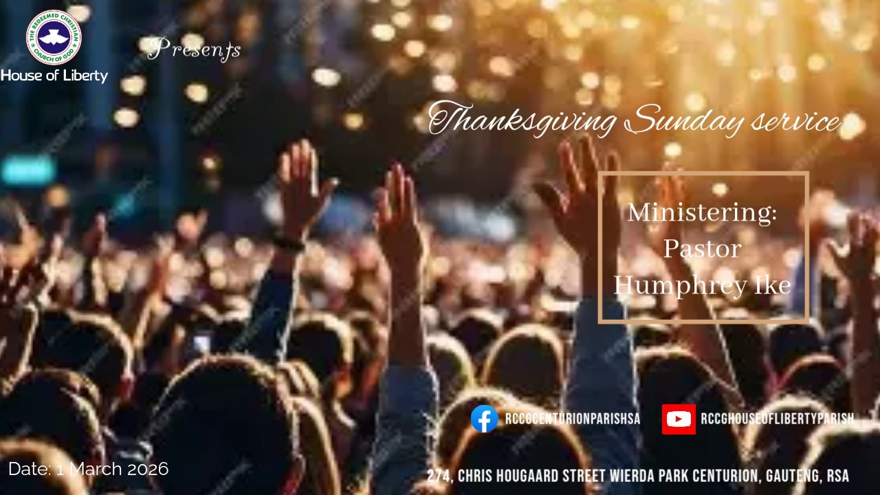 Thanksgiving Sunday Service | 1 March 2026 - YouTube