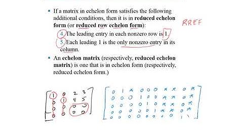 1.2 - Row Reduction and Echelon Forms