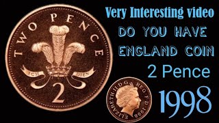 1998 UK 2 Pence Coin Worth $2,617? Rare Errors, Value & Full History Revealed