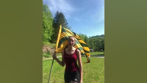 Color Guard Basics: Drop Spin Toss