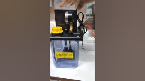 CNC & VMC LUBRICATION UNIT WITH FLOAT SWITCH & DIGITAL TIMER.