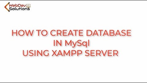 how to create a database and table in mysql using xampp| MySql Database