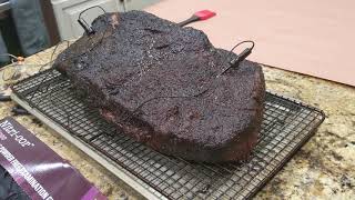 Part 7 Brisket Wrap Bark Looks Awesome Adjustable Stack Mod Old Country Brazos Pecos Offset Smoker