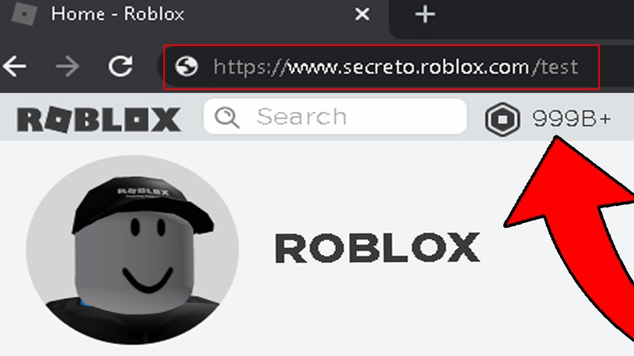 O SITE SECRETO DO ROBLOX 