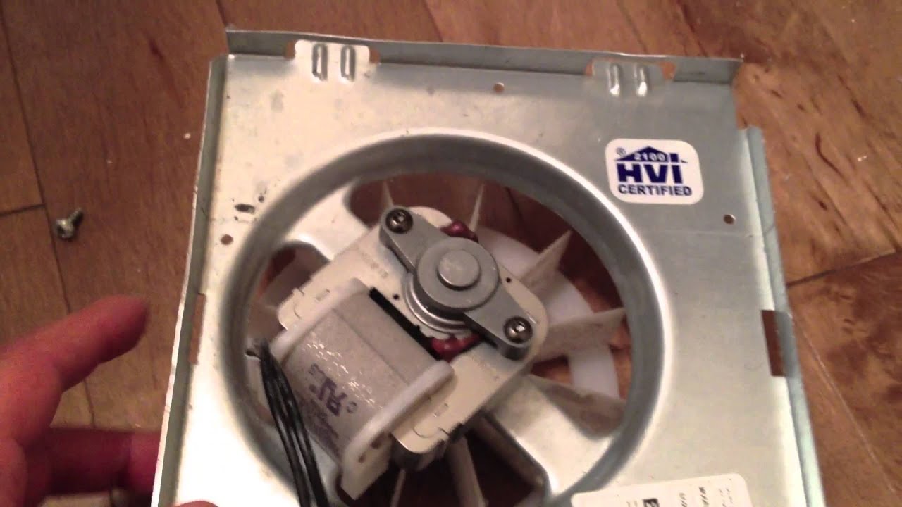 Replacing or fixing a Broan EC50/EC70 bathroom exhaust fan