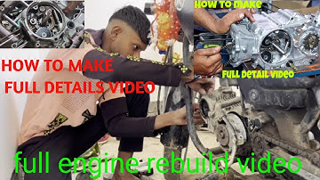 splendor engine dismantle | engine rebuild video #engine