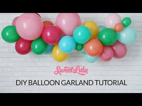 How to Make a Simple DIY Balloon Garland