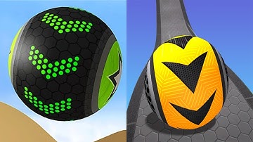 Going Balls VS Rolling Ball Sky Escape - All Levels SpeedRun Gameplay Android iOS Ep 1