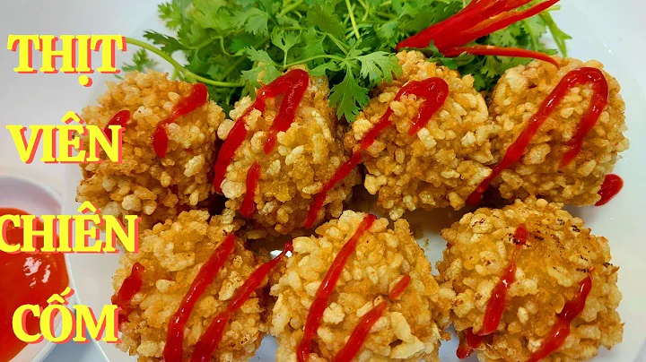 THỊT VIÊN CHIÊN CỐM món Thịt Heo Xay Chiên Cốm giòn rụm thơm ngon ai cũng mê tít @bepbangoai5961