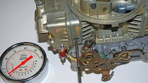 Set & Tune Holley Carburetor Idle Mixture & Idle Speed