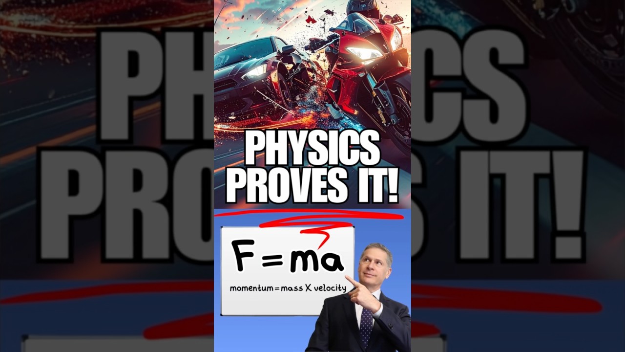 Мотоциклетные аварии: как физика показывает, кто на самом деле виноват