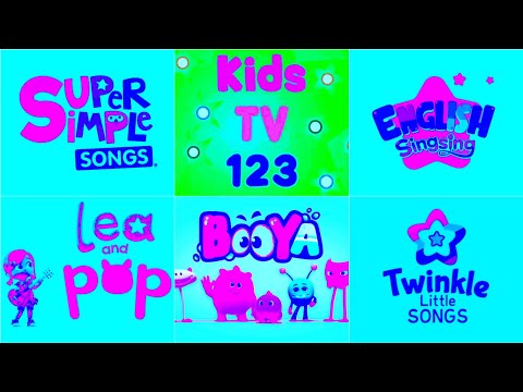 Best Logo compilation YouTube Effects: Super simple songs, kids tv 123, English singsing logo Effect