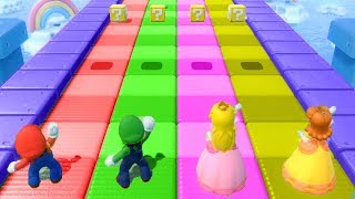 Mario Party the top 100 Minigames: Mario vs Luigi vs Daisy vs Peach : Party all mini game