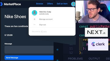 Coding an online marketplace using Clerk and T3 Stack (Next, React, Prisma, Tailwind)