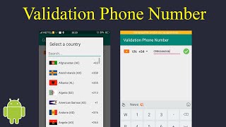 Validation Phone Number in Android - [Android Libraries - #11]