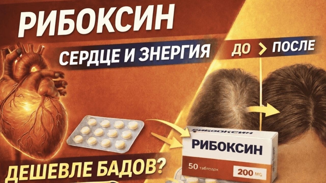 Аптечный секрет за копейки: Рибоксин после 40 творит чудеса с телом