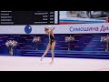 Diana Simoshina Ball Russian Cup 2022 AA Diana Simoshina Ball Russian Cup 2022 AA
