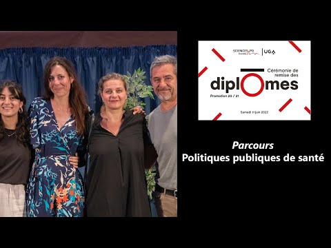 CEREMONIE PROMO 2021 - SCIENCES PO GRENOBLE - Parcours Politiques publiques de santé