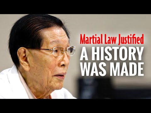 NAKAKA SHOCK NA PAG-AMIN NI ENRILE KUNG BAKIT IDINEKLARA NI MARCOS ANG