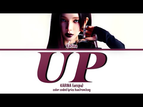 KARINA Aespa 카리나 에스파 UP COLOR CODED LYRICS HAN ROM ENG