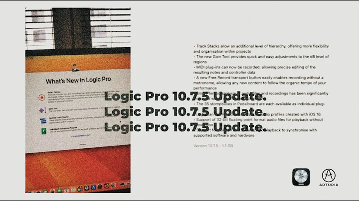 Logic Pro Update 10.7.5 great addition for samplers