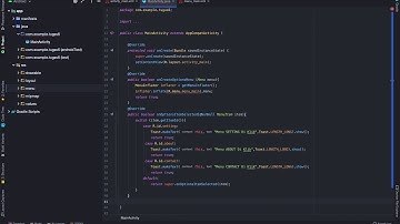 Tutorial Membuat program Option Menu dan Alert Dialog di Android Studio