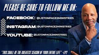 Dr. Liston Page Jr. | School of the Bible | @7pm EST - 08192026