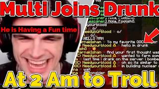 Multi Joins The Server Drunk to Scare Everyone About a Nuke on QSMP 2 Minecraft ft. Foolish