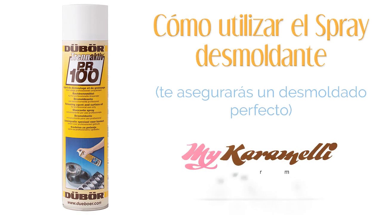 Lo Mejor para Desmoldar tus Bizcochos: Spray desmoldante Dübör 