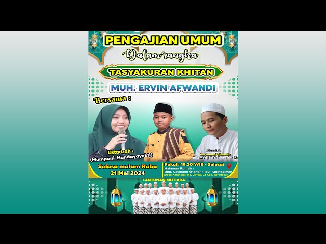 PENGAJIAN UMUM BERSAMA USTADZAH MUMPUNI class=