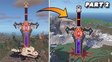 Minecraft: How to build a Nether Sword Portal - Nether Sword Portal Tutorial