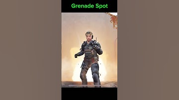 Best Grenade Spots in Tunisia 💯 Pro Setting Cod Mobile #shorts #codm
