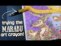 I'm trying out the Marabu Art Crayon! -- A PencilStash Adult Coloring Tutorial