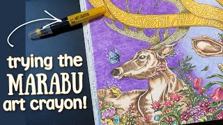 I&#39;m trying out the Marabu Art Crayon! -- A PencilStash Adult Coloring Tutorial