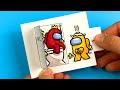 5 cool  super easy crafts for among us fans   how to draw among us characters