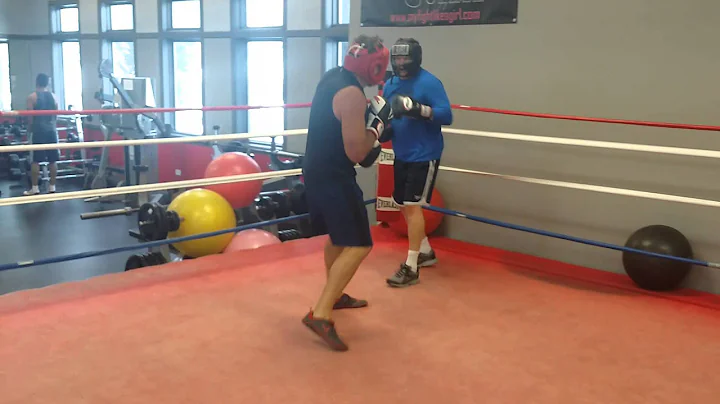 Sparring with Robert Garrison