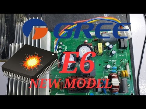 Gree DC inverter AC E6 error code AC PCB New Model