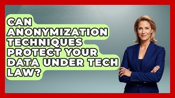 Can Anonymization Techniques Protect Your Data Under Tech Law? - AI and Technology Law