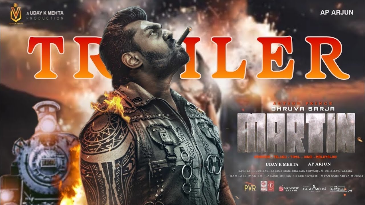 #Martin ( Hindi ) - Trailer Out | Dhruva Sarja | Vaibhavi Shandilya ...