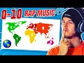 Rating Rap Music Around the World from 0-10