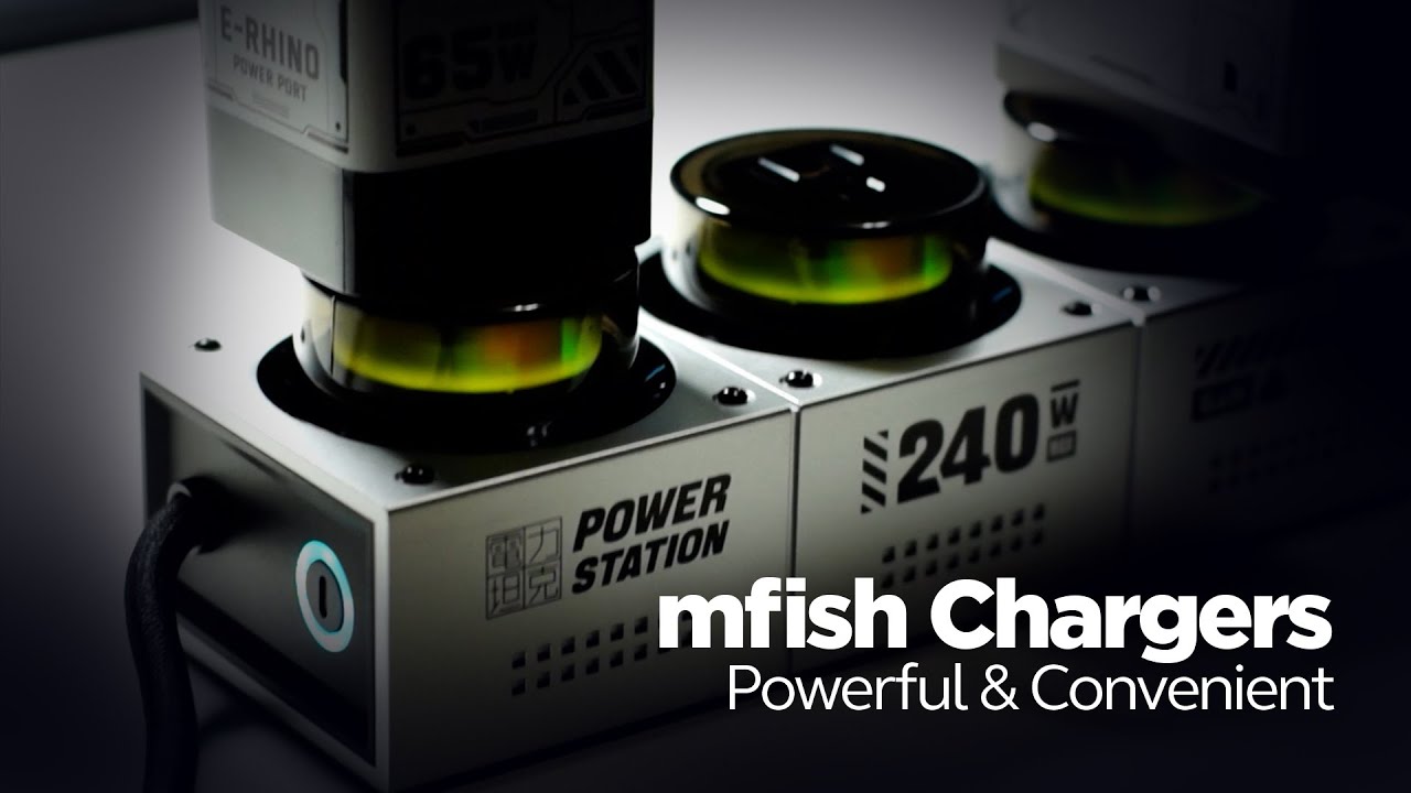 mfish Charger Spotlight - Unboxing & Showcase - YouTube