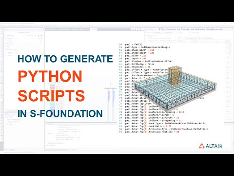 Creating Python Scripts using S-FOUNDATION's Command History Tool - YouTube