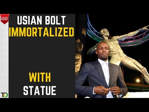 Usain Bolt Statue unveiled!