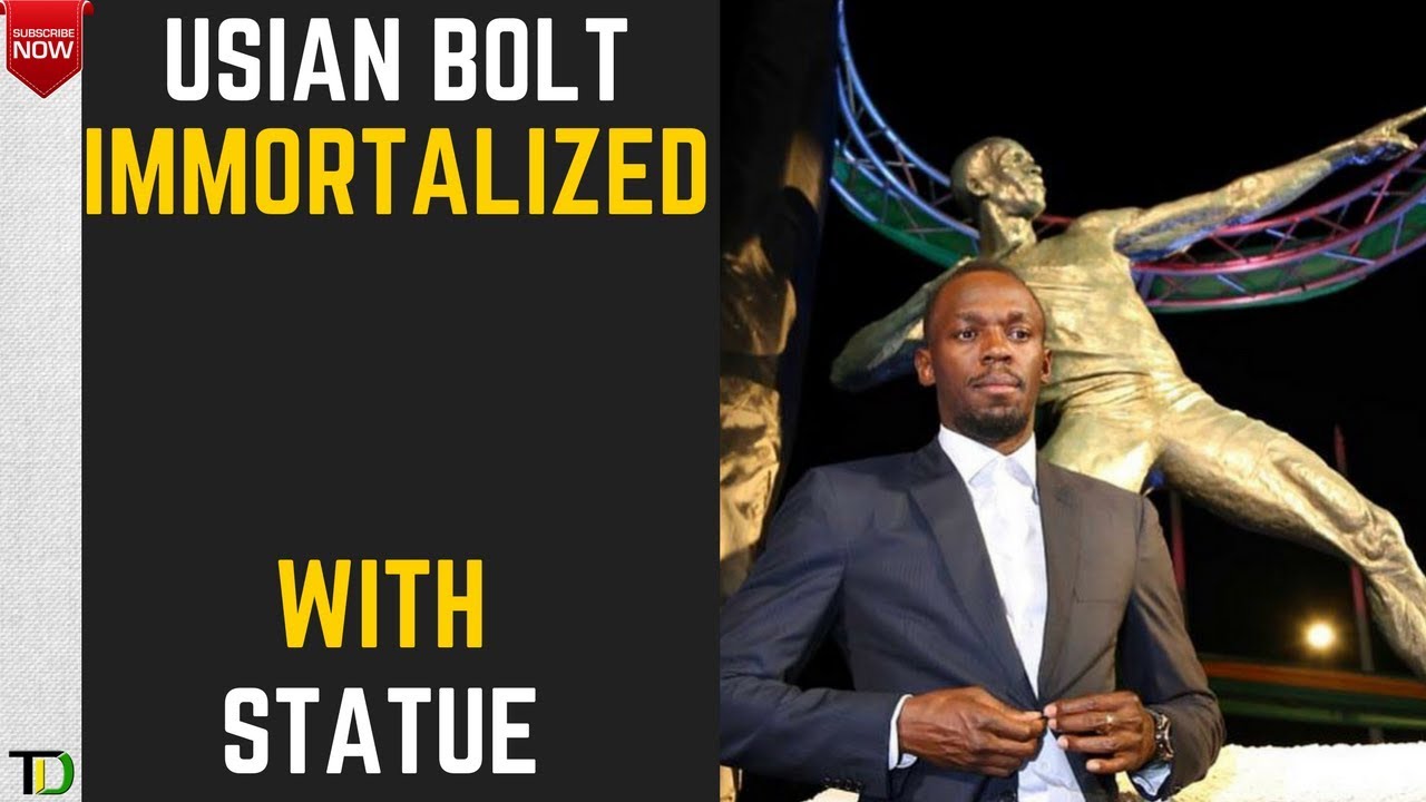Usain Bolt Statue unveiled!