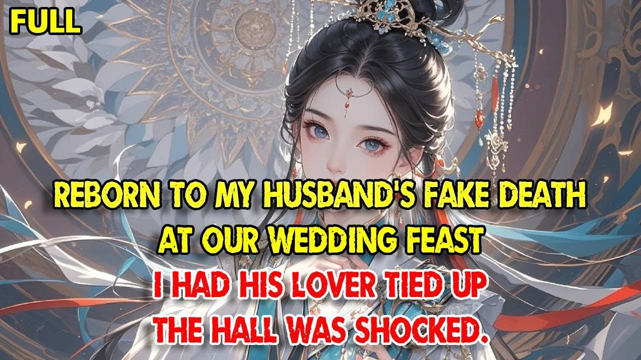 Reborn to my husband’s fake death at our wedding feast—I had his lover tied up; the hall was shocked