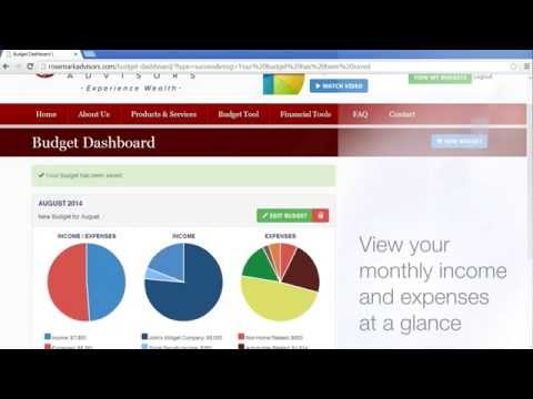 RoseMark Budget & Savings Tool