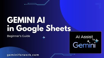 Gemini AI in Google Sheets & Docs - Use as Formulas & Custom functions